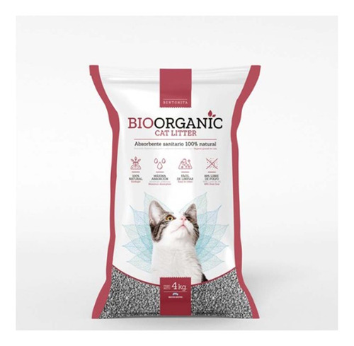 Bioorganic Arena Aglomerante Bentonita X 4 Kg X 4kg De Peso Neto