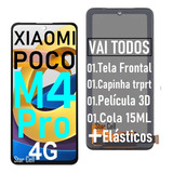 Tela Frontal Completa Poco M4 Pro (4g)+capa+cola+película 3d