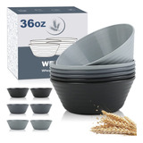 Wrova Bowls, Resistant, Large, Ecological, Cap 1 Lt, X6 Aa