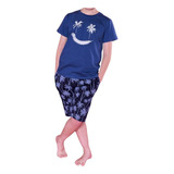Pijama Bermuda Niño Cotton Azul Primavera/verano 2023