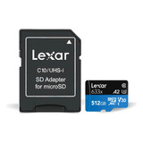 Lexar Micro Sdxc U3 100mb/s 4k A2 512gb 100% Original
