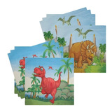 Servilletas De Papel Decoración Motivo Dinosaurio 20 Uds