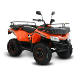 Moto Italika Atv200 Naranja Negro