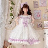 Vestido Tipo Jersey Princes Lolita Kawaii Miads Para Niñas