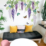 Caicome Adhesivo De Pared Con Diseño De Mariposas Y Flores, 