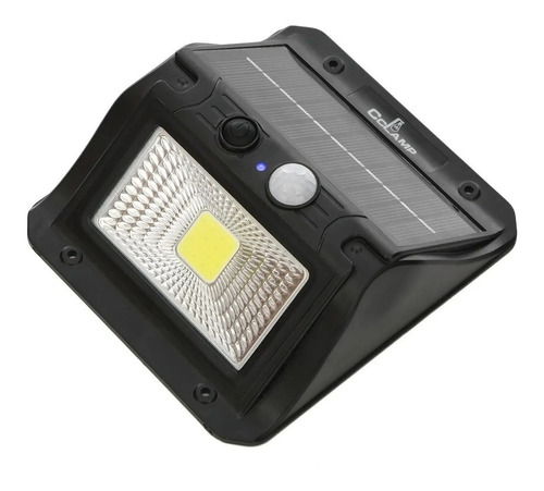 Lampara Reflector Solar Sensor Resistente A Salpicadura 108 Color De La Carcasa Negro