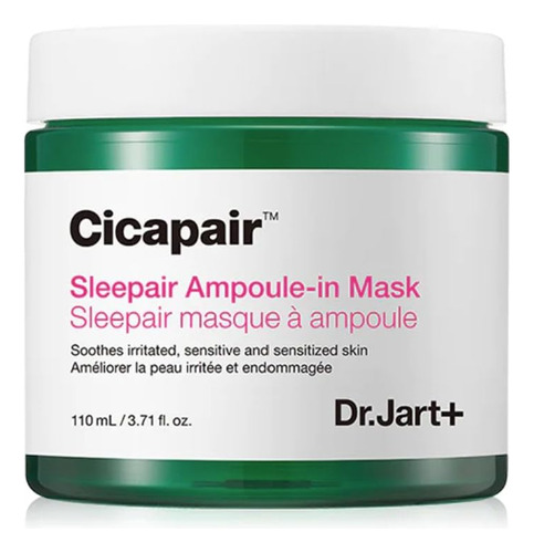 Dr. Jart+ Cicapair Sleepair Ampolla En Máscara 3.7 Fl Oz M. Color Verde