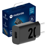 Carregador Motorola Turbo Usb 20w Anatel Original