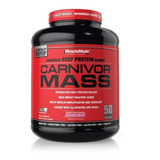 Suplemento En Polvo Musclemeds  Carnivor Mass Proteínas Sabor Fresa En Pote De 2.72kg
