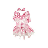 Qwinee Bow Decor Vestido De Perro De Encaje Princesa Gato Ve