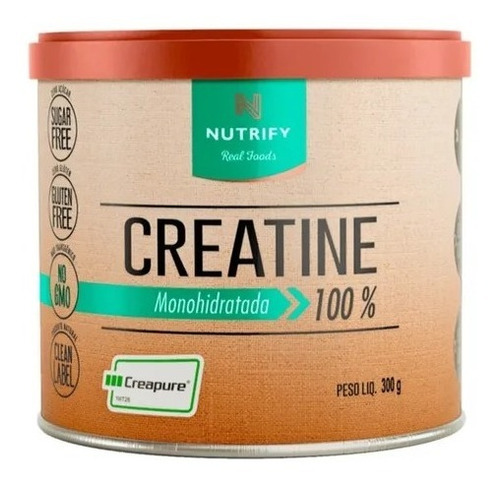Creatina Creapure Monohidratada 100% Nutrify 300g           