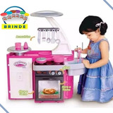 Cozinha Infantil Classic 1601 Completa Menina Brinquedo