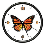 Signmission Clock 1 Mariposas De Pared Monarca Decoración De