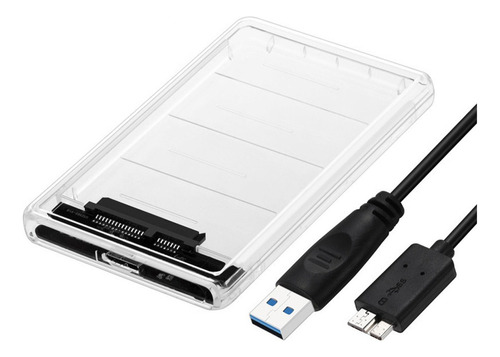 Carcasa Para Disco Duro Externo Usb 3.0, Transparente