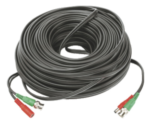 Cable Coaxial ( Bnc Rg59 ) + Alimentación Siamés 50 Metros