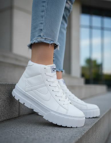 Tenis Escolar Casual Tipo Bota Panam 891128