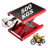 Elevador Para Motocicletas Gato De Tijera De Acero 500kg
