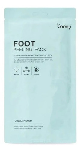 Foot Peeling Pack Mascarilla Para Pies Exfoliante Coony 