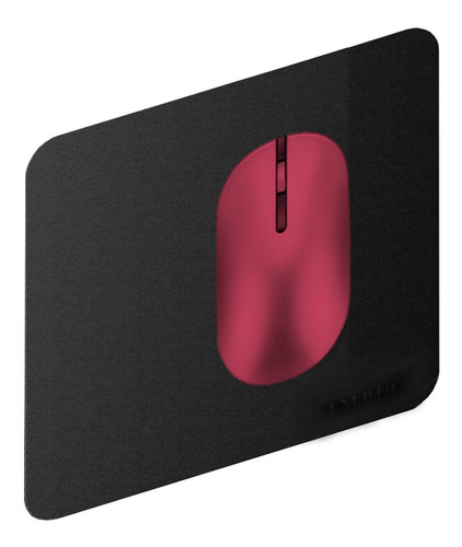 Mousepad Couro 20x20cm Gamer _antiderrapante + Apoio Copo