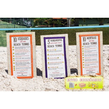 Kit Trio Quadro Decor Beach Tennis Engraçadas Envio Econômic