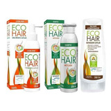 Eco Hair  Anticaida Crecimiento Cabello Combo Locion+sham+aco