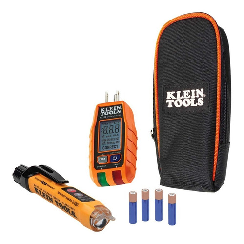 Kit Prueba Eléctrica Ncvt Dual + Gfci Klein Tools Rt250kit