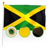 Bandera Jamaicana De Nailon De Alta Calidad De 3 X 5 Para Ex