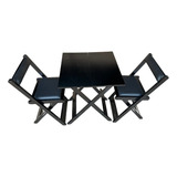 Conjunto Mesa 60x60 Madeira 2 Cadeiras  Gourmet Premium