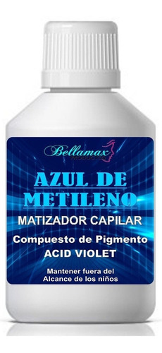 Matizador Capilar Azul De Metileno Bellamax 250ml