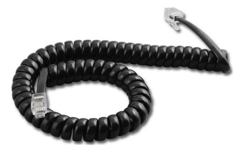 Cordão Espiral Para Monofone 1,70m Preto - Dantas