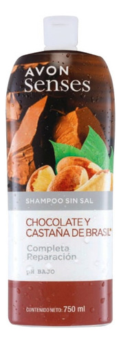  Shampoo Avon Shampoo Sin Sal Chocolate Avon 750 Ml En Botella