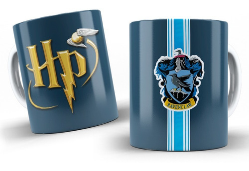 Mug Vaso Taza Ceramica Harry Potter Casa Ravenclaw