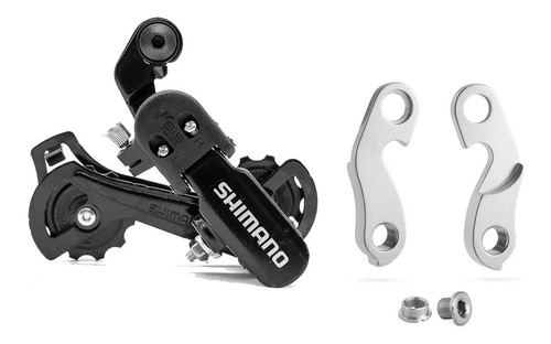 Cambio Traseiro Shimano Tz31 6/7v+gancheira Alfameq Aro 29