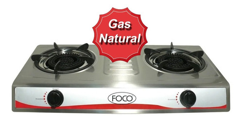 Anafe Industrial A Gas Natural Plateado