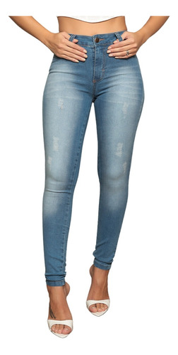 Calça Jeans Feminina Premium Skinny Comfort Fashion Original