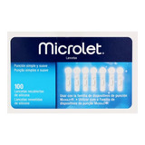 Lanceta Contour Microlet 100 Pzas