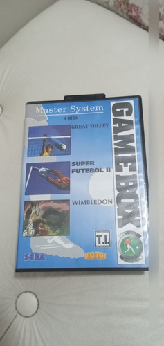 Game Box Master System Semi Novo Completo 