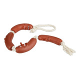 Juguete Para Perro Soga Mordillo 4 Chorizo Salchicha 77cm