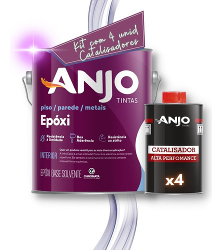 Primer Epóxi Para Banheiro, Pisos E Azulejos 3,6litros Anjo Cor Incolor