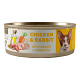 Amity Lata Pollo Y Conejo Gato Esterilizado 80 G