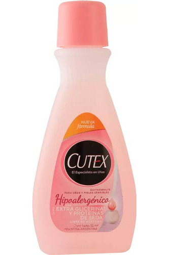 Quita Esmalte  Hipo 50 Ml Cutex Esmaltes