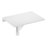 Furinno Hermite Mesa Plegable De Montaje En Pared, Blanco