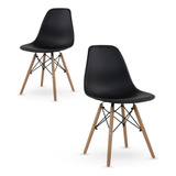 Set De 2 Sillas  Eames Gaon Modernas Varios Colores