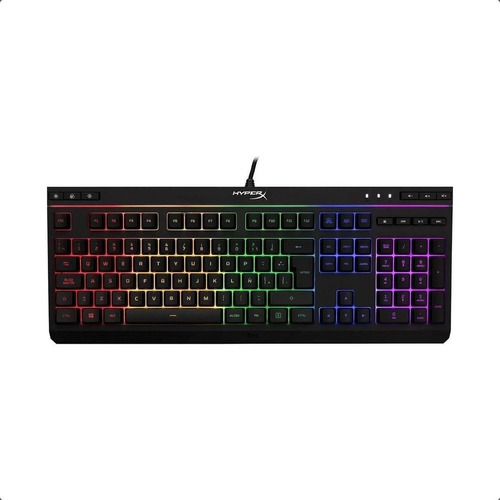 Teclado Gamer Hyperx Alloy Core Rgb Qwerty Color Negro Rgb