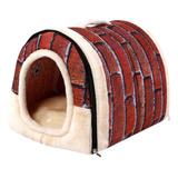 Cama Para Perros J Pet House, Cálida Y Suave, Cama Iglú