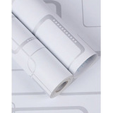 Papel Mural Pvc Adhesivo Cuadrados Pack 3 Rollos Moderno Cua