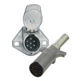 Conector Macho Y Hembra Atm Para Cable De 7 Hilos P/remolque