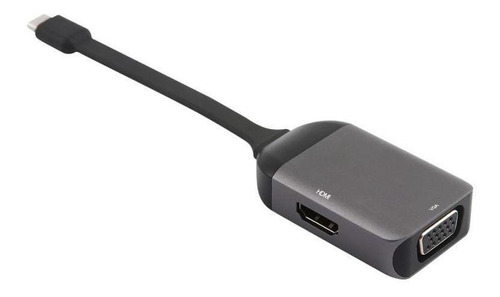 Cabo Adaptador Usb-c Para Vga E Hdmi Uca09 Geonav