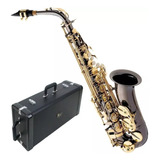 Sax Alto Eagle Sa500 Grafite Bg Mib Eb Com Estojo