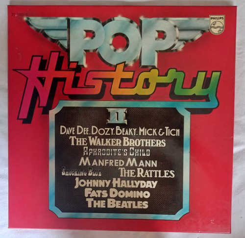 Lp Beatles, Manfred Mann ( 5 Discos): Box Pop History 